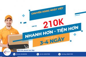 giá cước vận chuyển Nhật Việt